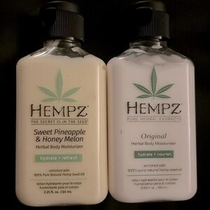 Bundle of 2 Hempz Age Defying Herbal Body Moisturizing Minis 2.5 oz